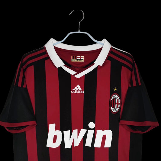 Retro 2009/10 AC Milan Home Soccer Jersey