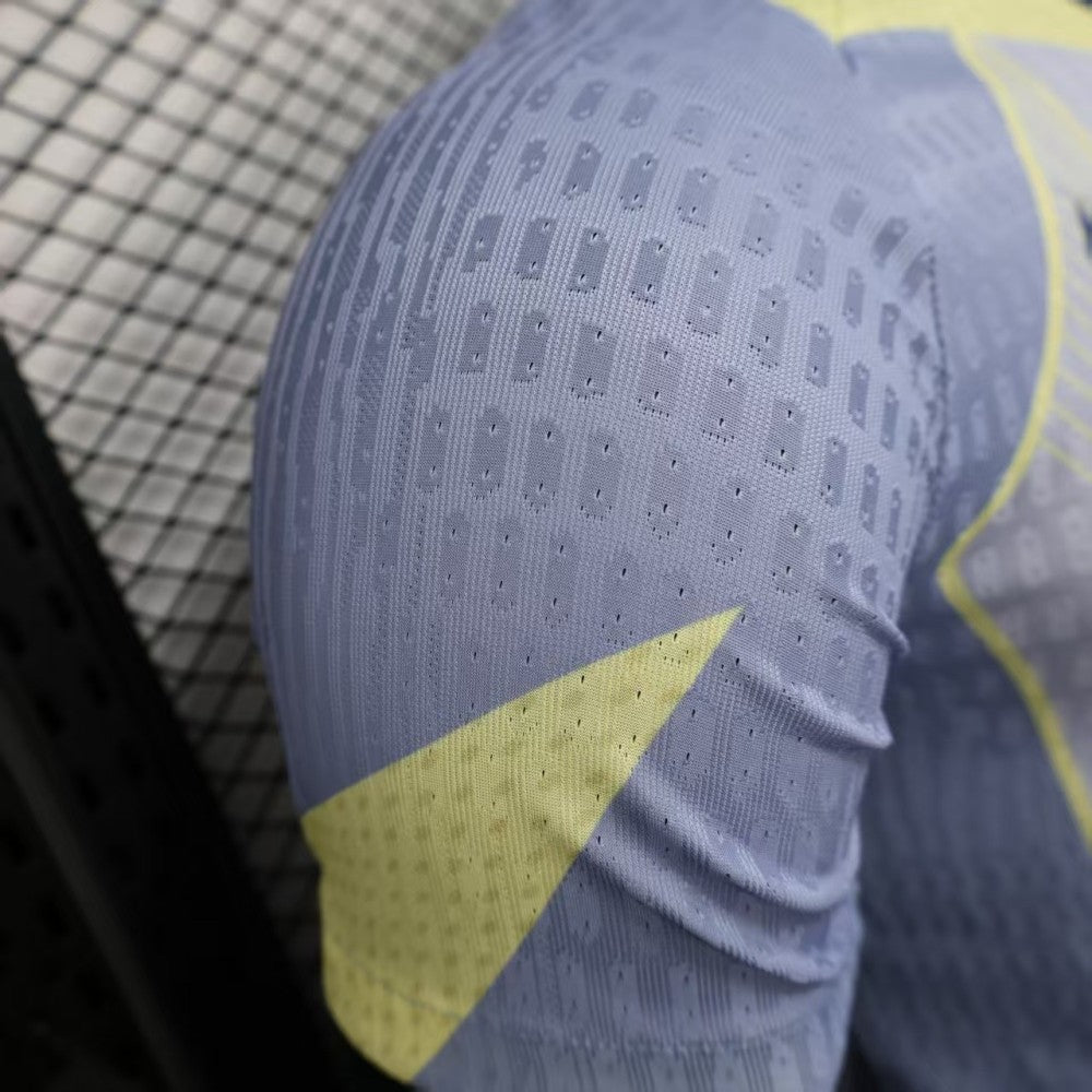 Player Version 25/26 FC Barcelona Grey with Yellow Accent Lines Jersey