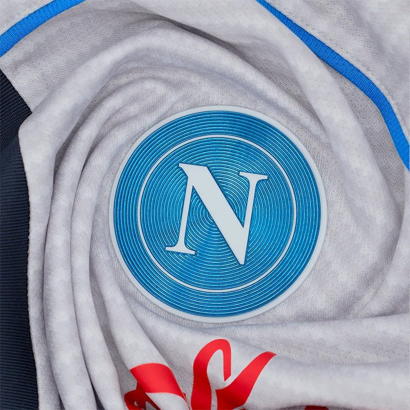 25/26 SSC Napoli White/Silver Training Jersey