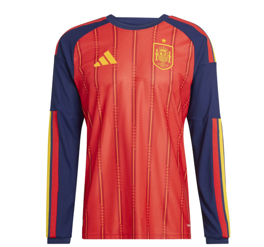 2026 Spain Home Long Sleeve Jersey