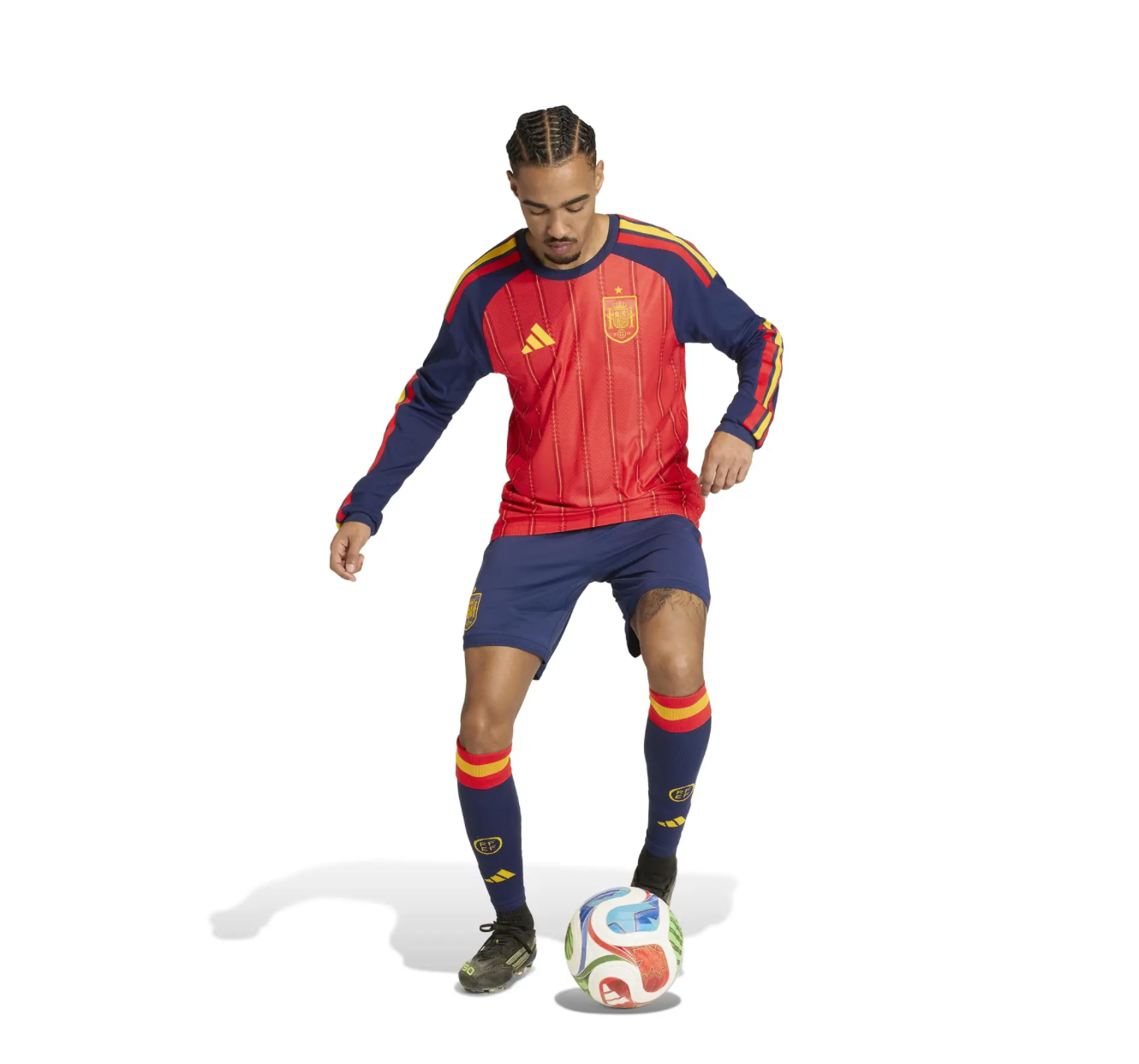 2026 Spain Home Long Sleeve Jersey