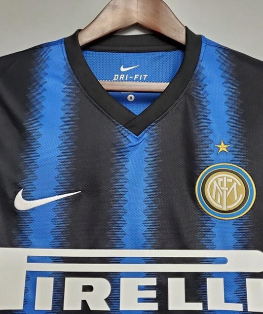 Retro 10/11 Inter Milan Home Long Sleeve Jersey