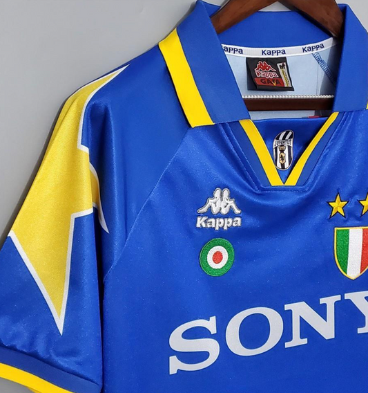 Retro 95/96 Juventus Away Blue Jersey