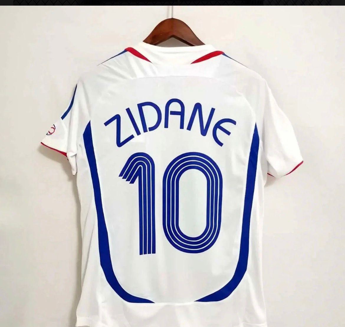 Retro 2006 France Away Soccer Jersey With 06 World Cup