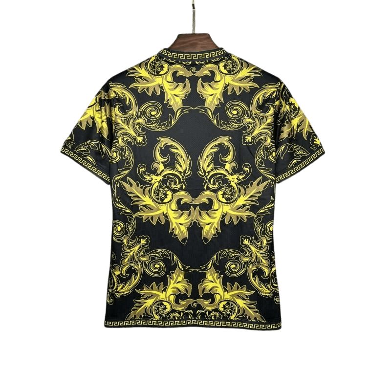 2024 Italy x Versace Gold/Black Special Jersey