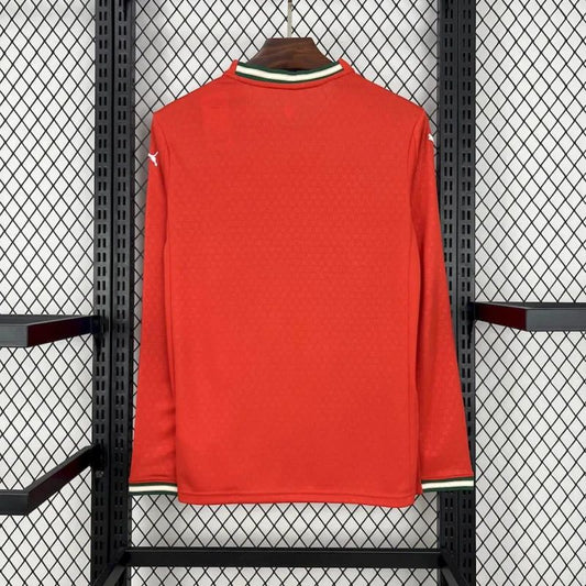 2025 Long Sleeve Portugal Home Jersey