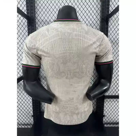 Player Version 2025 Portugal Away White with Subtle Pattern Jersey
