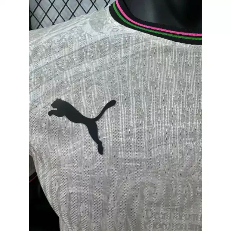 Player Version 2025 Portugal Away White with Subtle Pattern Jersey