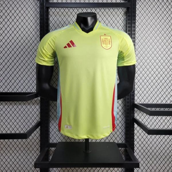 Player Version 2024 Spain Away Yellow Jersey