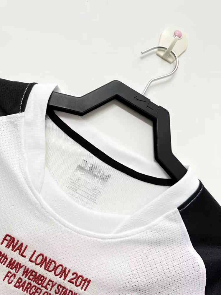 Retro 10/11 Manchester United in the Champions League version away Soccer Jersey