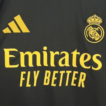 2025/26 Real Madrid Black And Yellow Special Edition Jersey
