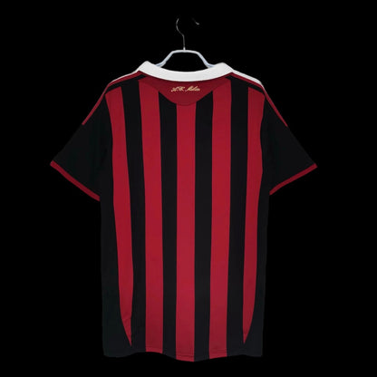 Retro 2009/10 AC Milan Home Soccer Jersey