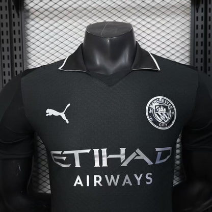 Player Version 25/26 Manchester City Black Away Jersey