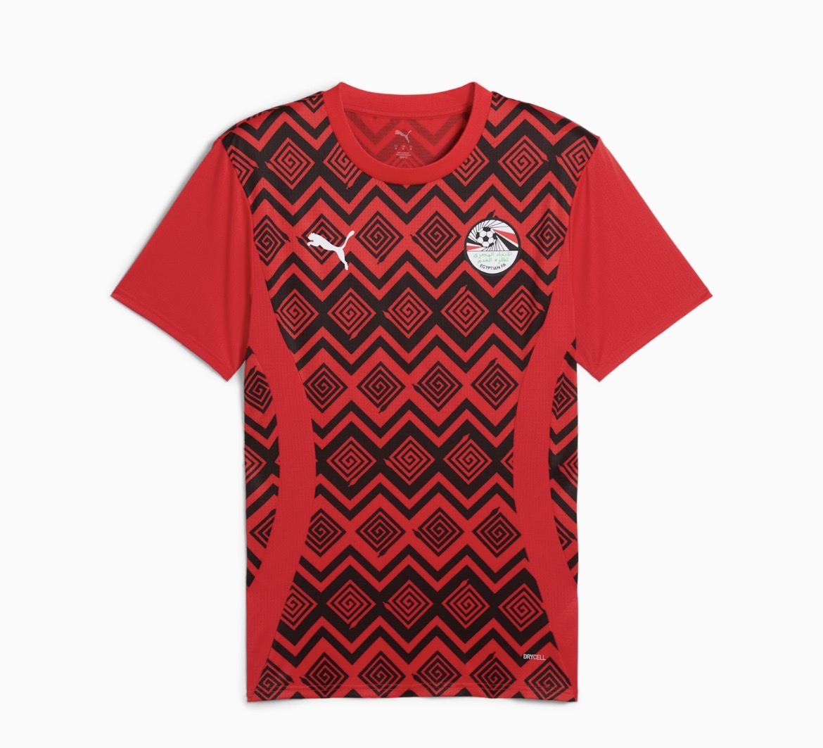2024 Egypt Pre-match Red Training Jersey