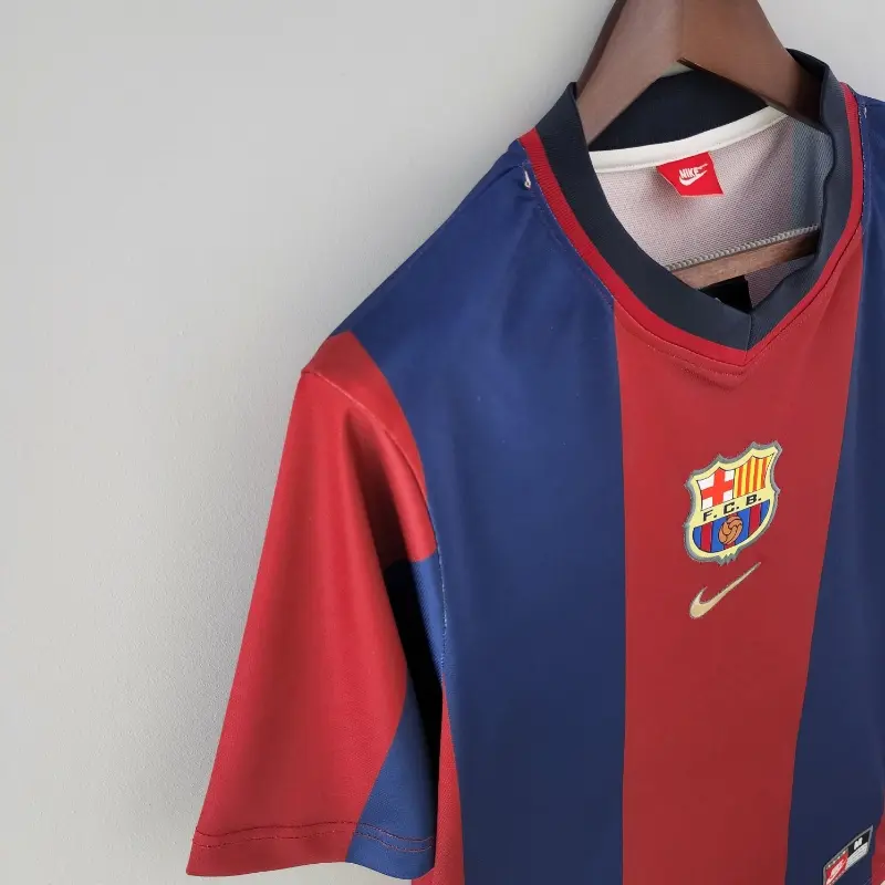 Retro 98-99 Barcelona Home Soccer Jersey