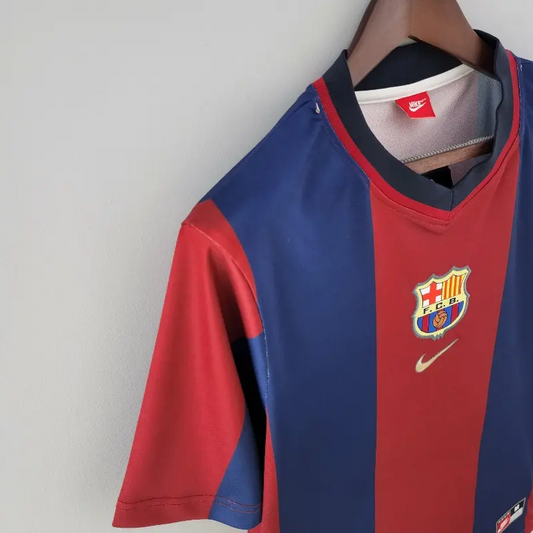 Retro 98-99 Barcelona Home Soccer Jersey