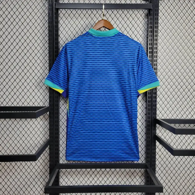 2024 Brazil Away Blue Jersey