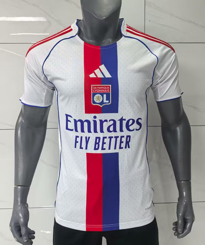 Player Version 25/26 Olympique Lyonnais Lyon Home Jersey