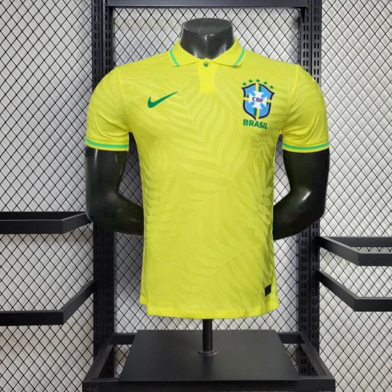 25/26 Player Version Brazil POLO Yellow Jersey