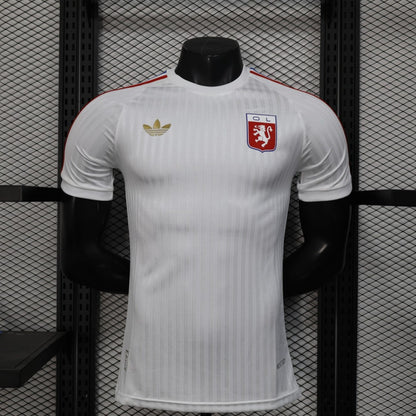 Player Version 25/26 Olympique Lyonnais Lyon White 75th Anniversary Jersey