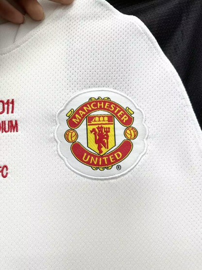 Retro 10/11 Manchester United in the Champions League version away Soccer Jersey