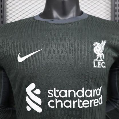 Player Version 24/25 Liverpool Away Long Sleeve Jersey