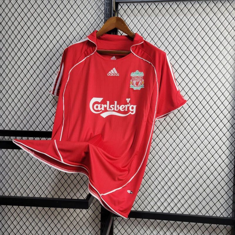 Retro 06/08 Liverpool Home Soccer Jersey