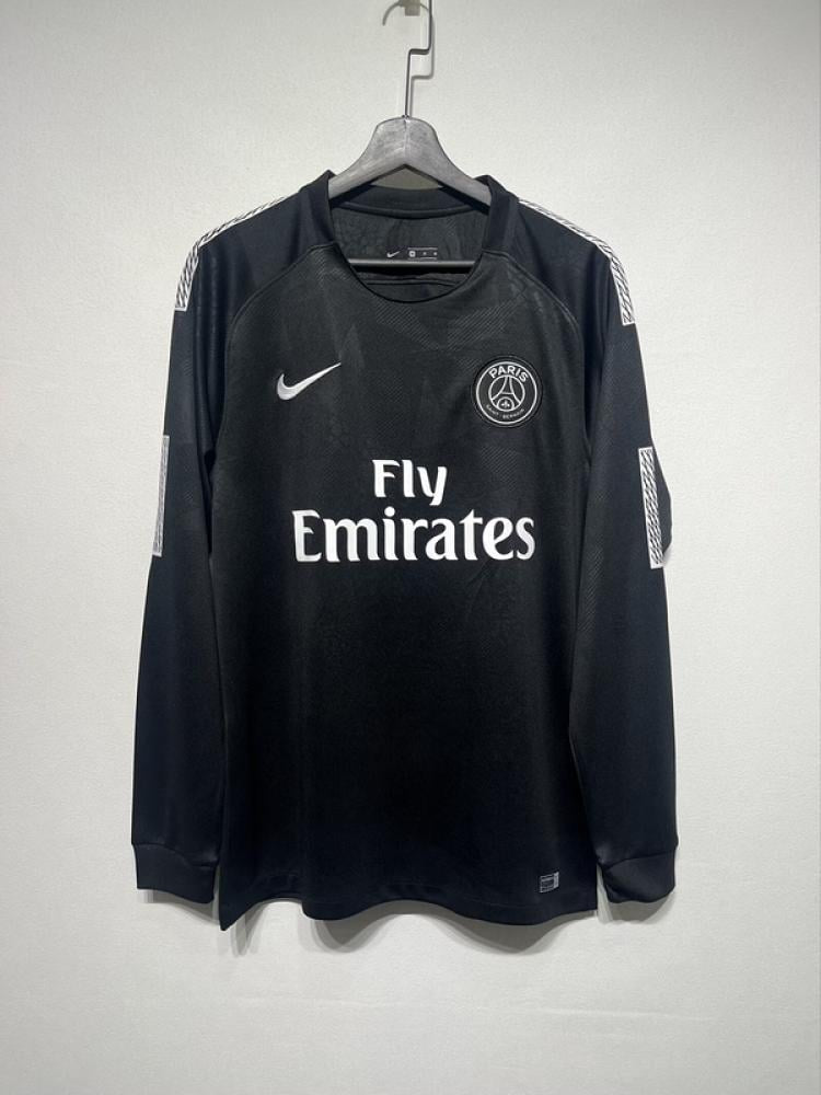 Retro 17/18 PSG Third Long Sleeve Jersey