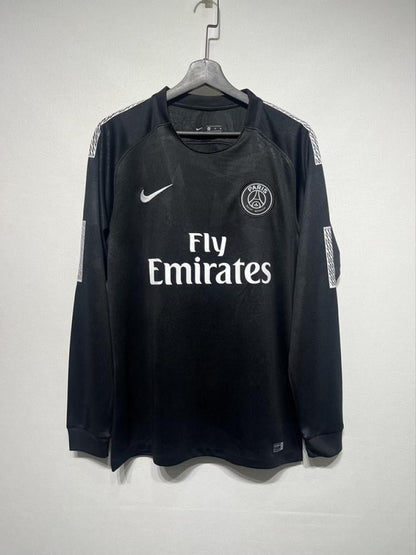 Retro 17/18 PSG Third Long Sleeve Jersey
