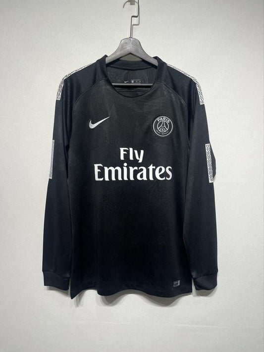 Retro 17/18 PSG Third Long Sleeve Jersey