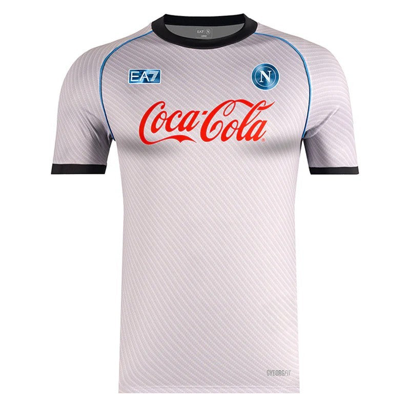 25/26 SSC Napoli White/Silver Training Jersey