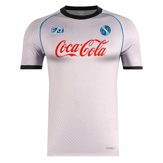 25/26 SSC Napoli White/Silver Training Jersey