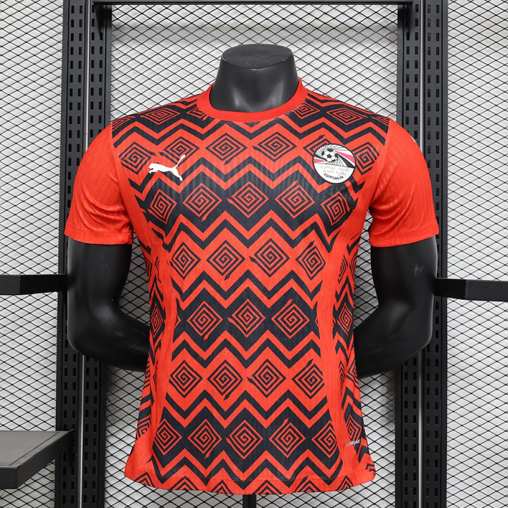 2024 Player Version Egypt Training Red Jersey