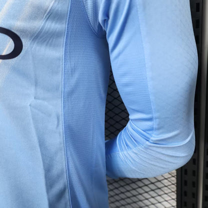 Player Version 25/26 Manchester City Home Long Sleeve Jersey