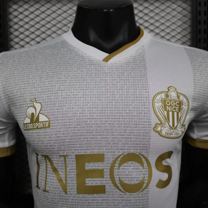 Player Version 24/25 Nice Away White Jersey