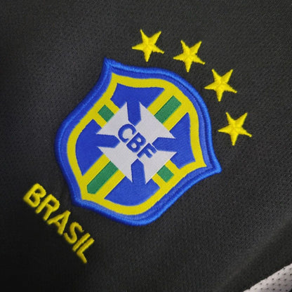 Retro 2002 Brazil Black Goalkeeper Jersey