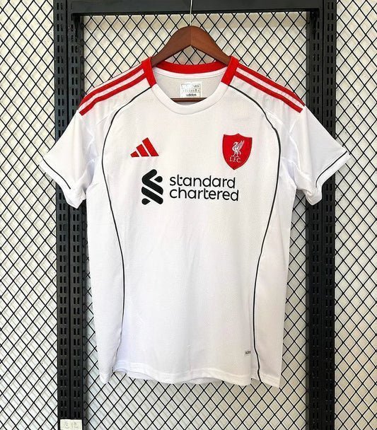 25/26 Liverpool Away White Jersey