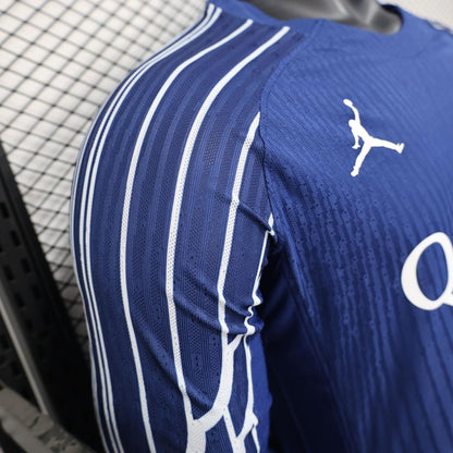 24/25 Player Version PSG Forth Blue Long Sleeve Jersey