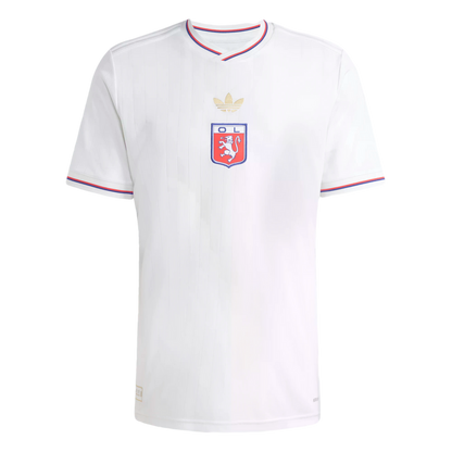 Player Version 25/26 Olympique Lyonnais Lyon White 50Th Anniversary Jersey