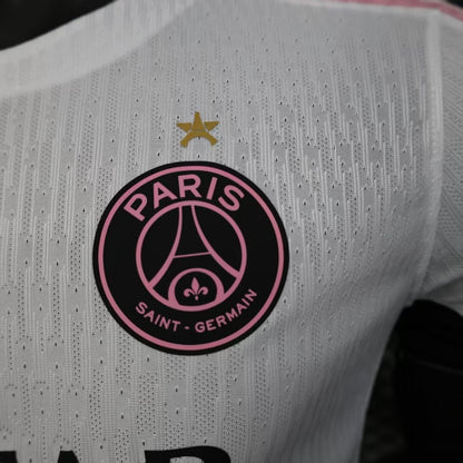 Player Version 25/26 Paris Saint-Germain White with Pink Trim Jersey
