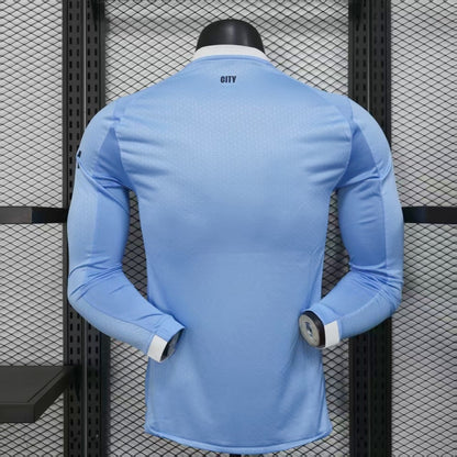 Player Version 25/26 Manchester City Home Long Sleeve Jersey