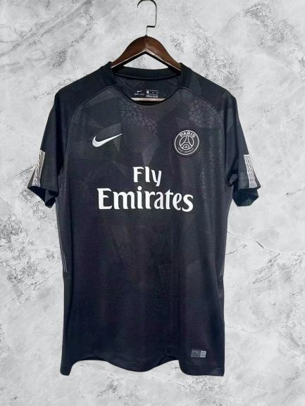 17/18 Retro PSG Black 2 Away Jersey