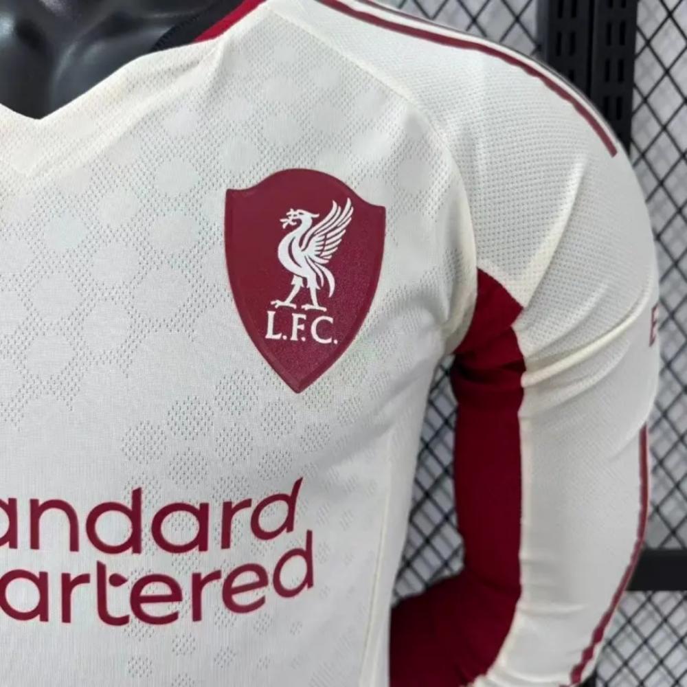 Player Version 25/26 Liverpool Away Long Sleeve Jersey