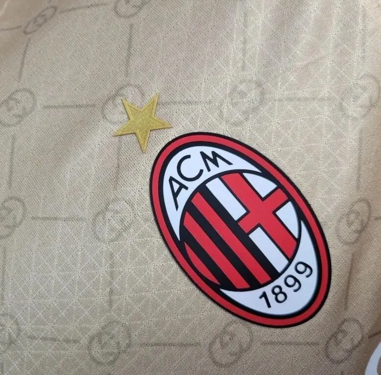 Player Version 24/25 AC Milan x Gucci Golden 125th Anniversary Jersey