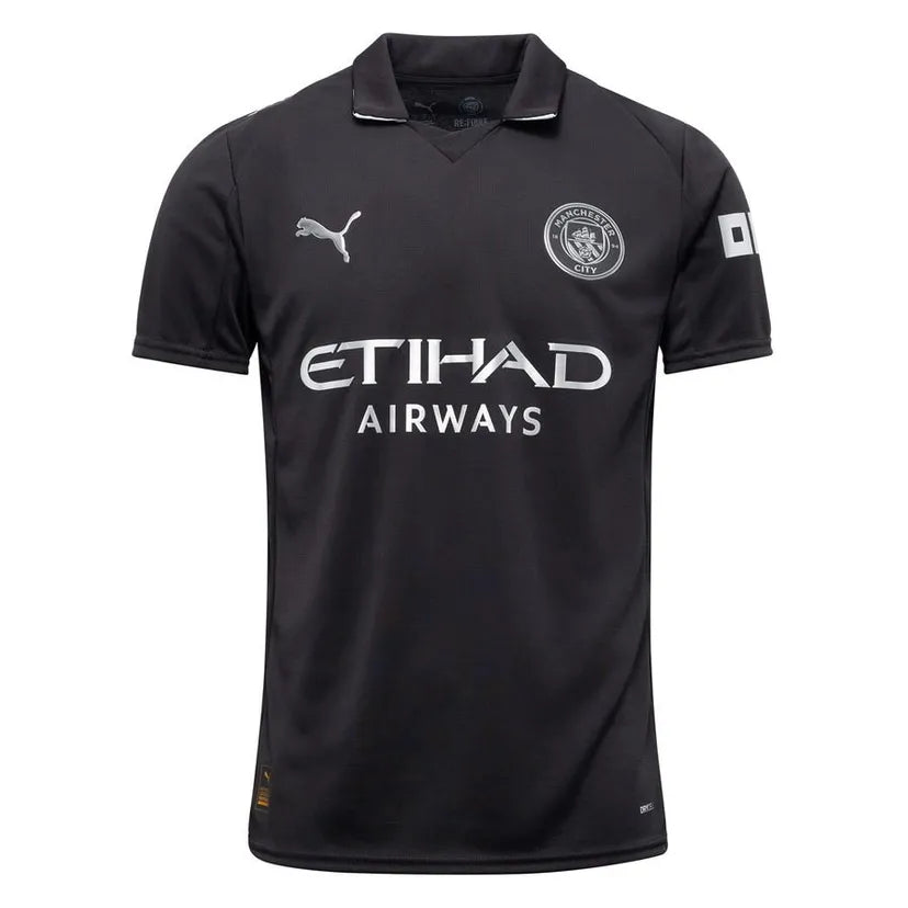 25/26 Manchester City Away Black Jersey