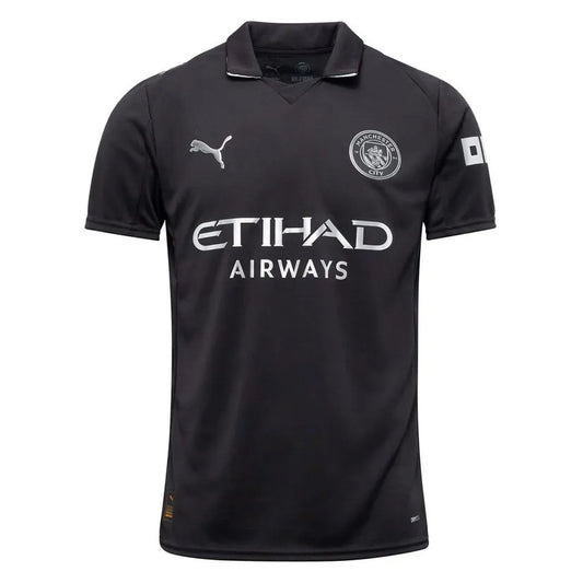 25/26 Manchester City Away Black Jersey
