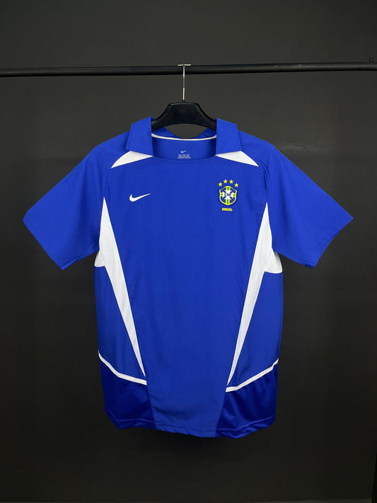 Retro 2002 Brazil Away Soccer Jersey