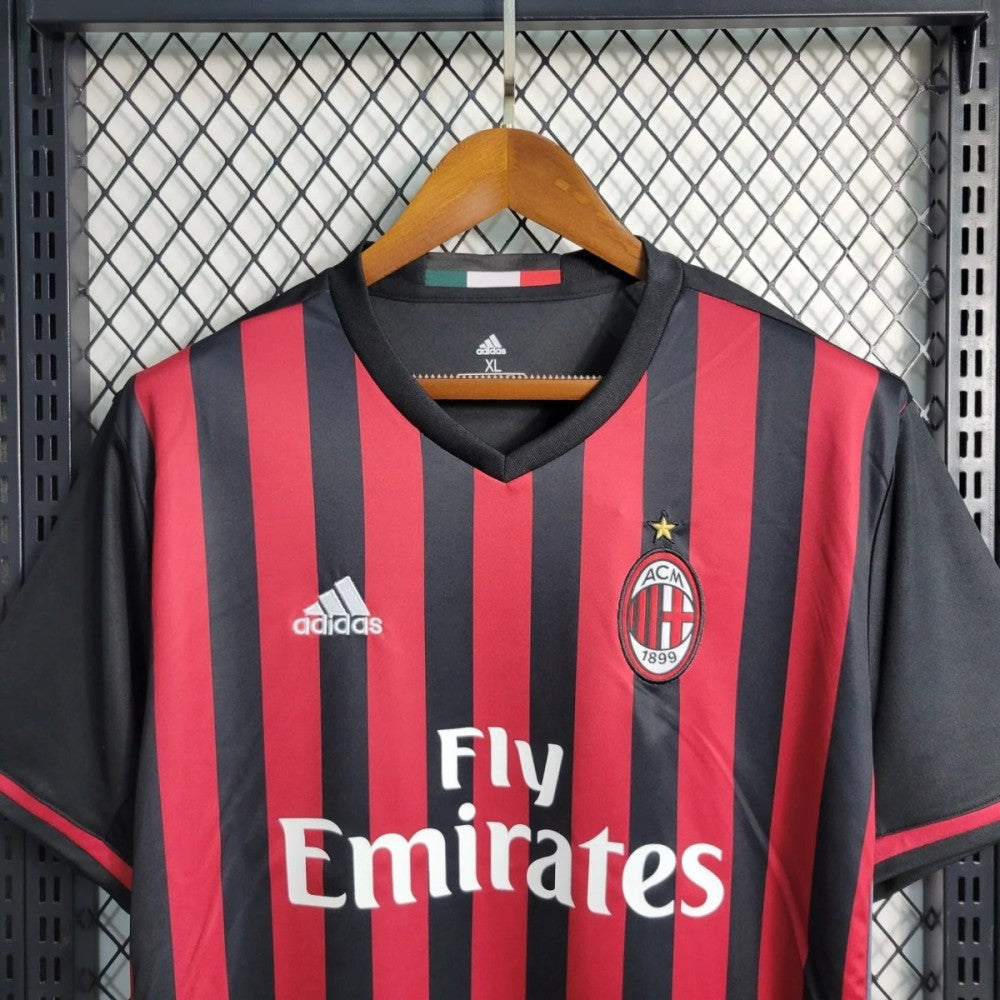 Retro 16-17 AC Milan Home Soccer Jersey