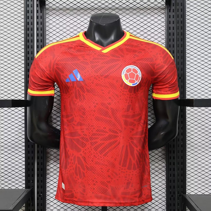 Player Version 2026 Colombia Red & Yellow Away Jersey