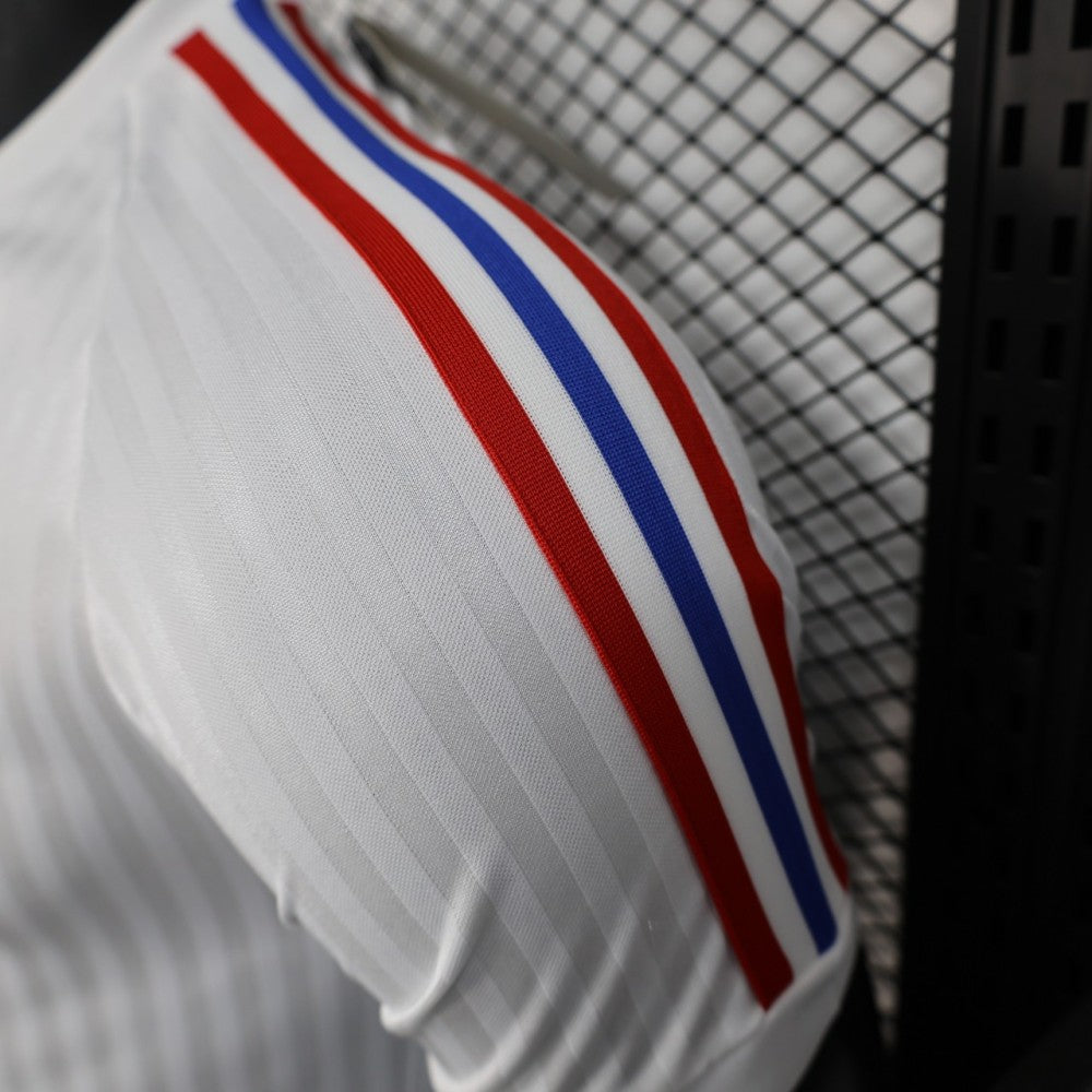Player Version 25/26 Olympique Lyonnais Lyon White 75th Anniversary Jersey